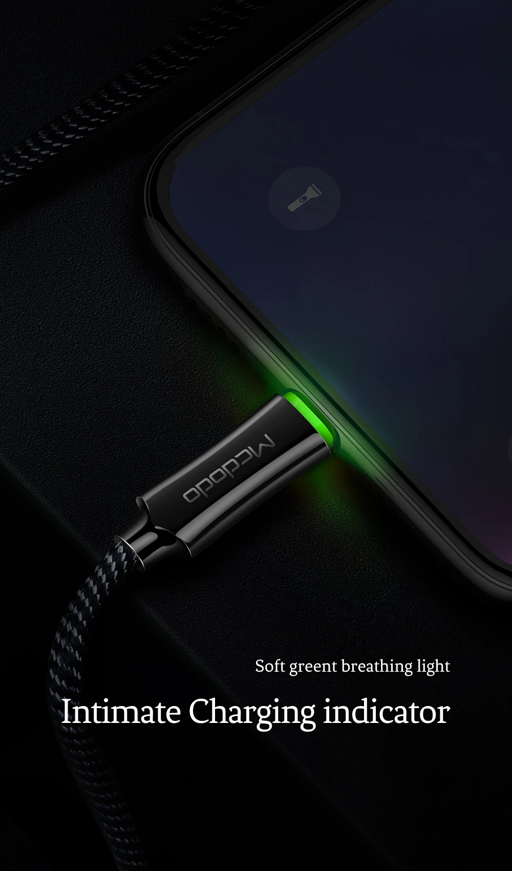 MCDODO PD Автоматическое включение/выключение быстрой зарядки USB кабель для iPhone XS Max XR X 8 7 6 Plus usb type C для быстрой зарядки разъединитель шнура