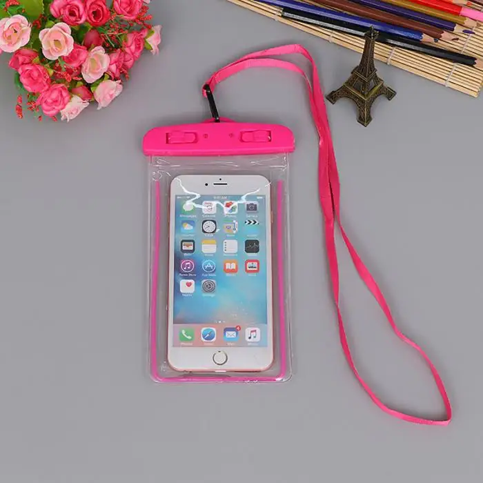 Waterproof Phone Dry Case Pouch PVC TouchScreen Luminous Bag for Universal Phones JR Deals