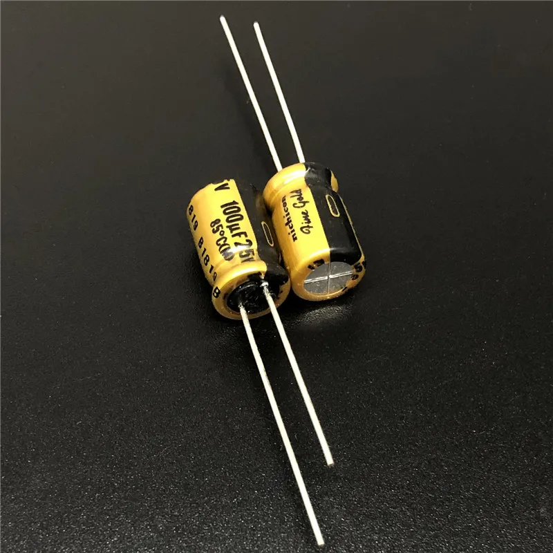 5 шт./50 шт. 100 мкФ 25 в NICHICON FG (тонкое золото) 8x11 мм 25V100uF MUSE аудио конденсатор высшего