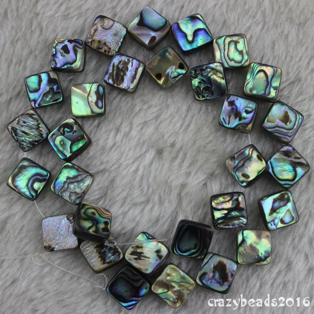 Ромбовидные бусины из натуральной оболочки павы 1 нить 8-18 мм незакрепленные для