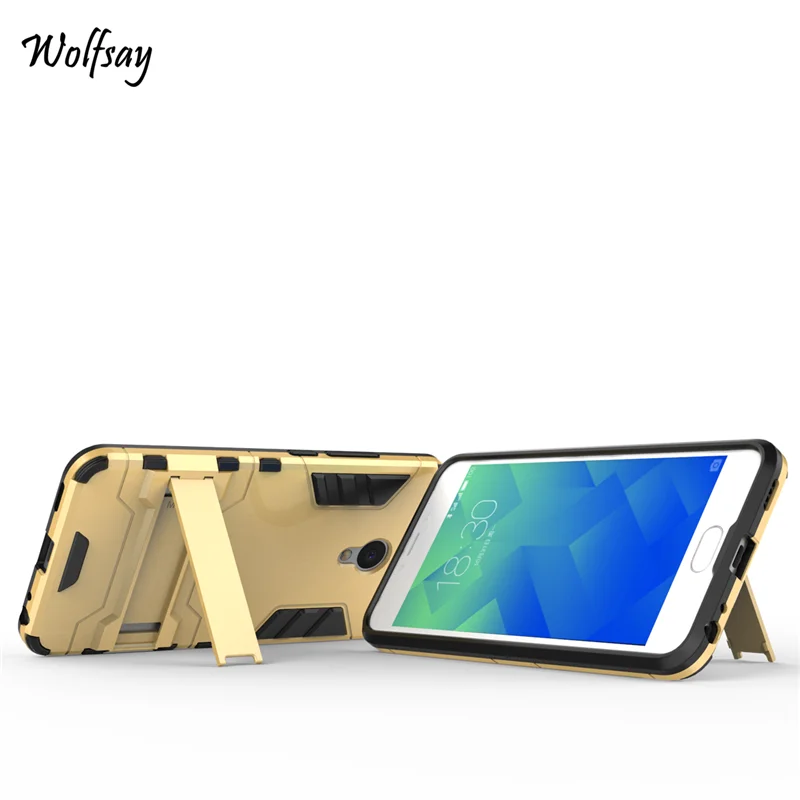 Чехол Wolfsay для Meizu M5 ударопрочный чехол телефона с роботом силиконовый Meilan 5 |