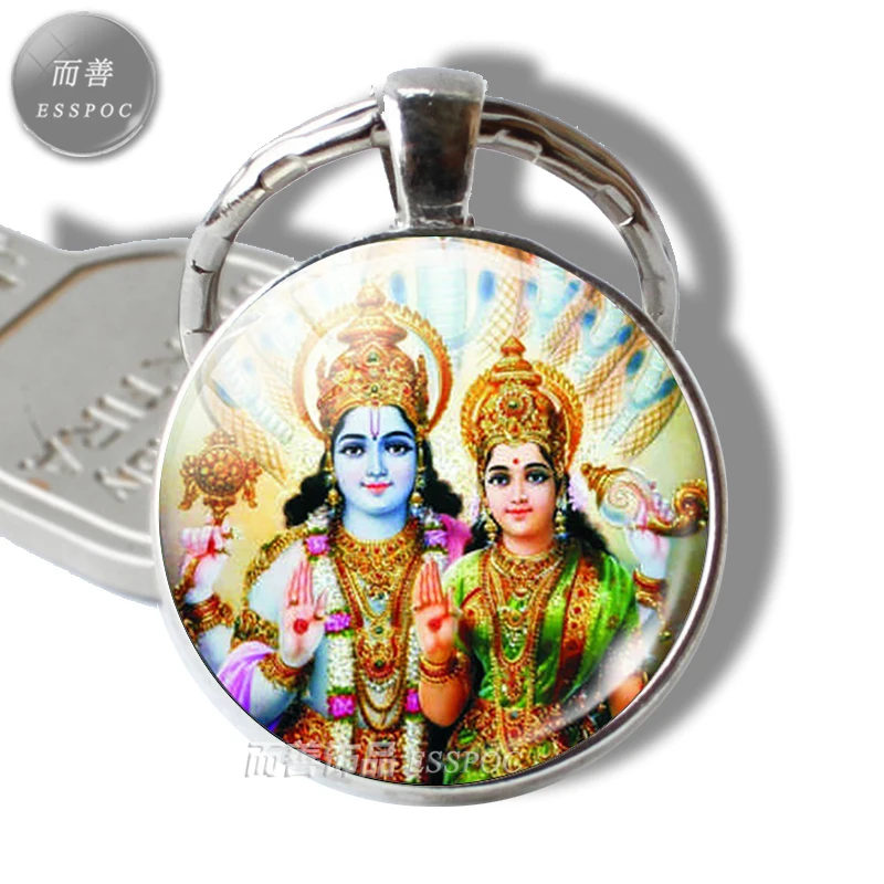Хрустальный кабошон Krishna и Radha металлические цепочки для ключей модные ювелирные