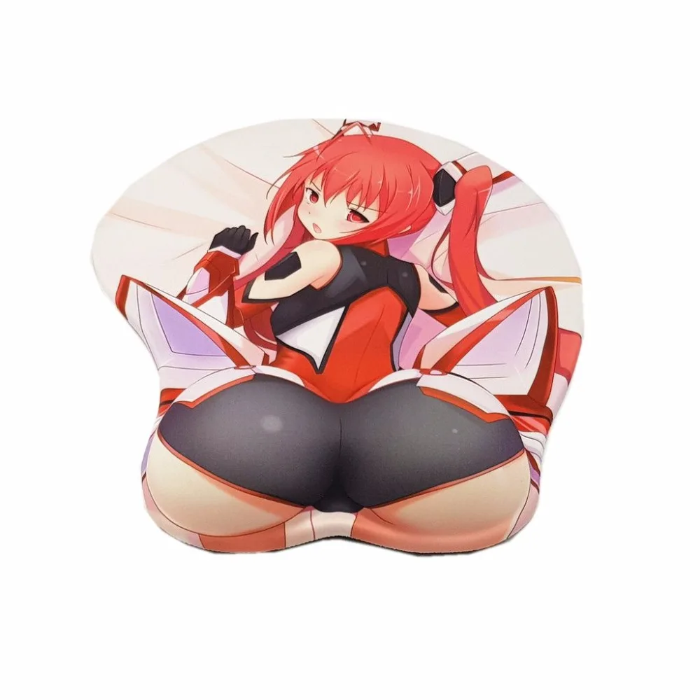 &quotOre Twintail ni Narimasu&quot Bunches Girl Anime 3D Mouse Pad Soft Bottom with Wrist Rest Silicone gel filled 26*21*3.2cm | Компьютеры