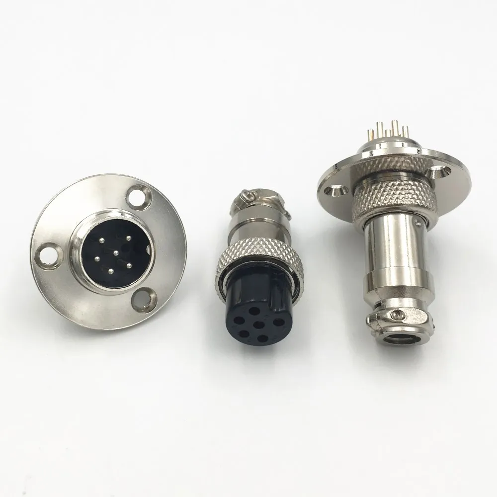 1 компл. GX16 с 3 отверстиями фланец авиационный разъем XLR 16 мм 2 3 4 5 6 7 8 9 контактный разъем Мужской шасси крепление круговой разъем