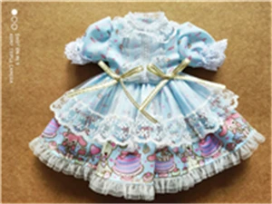 2 1/4 1/6 SD BJD Кукла одежда Лолита платье аксессуары для 1/4 1/6 BJD куклы Подарки - Цвет: 2