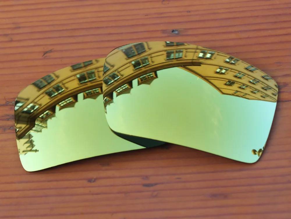 Vonxyz 24K зеркальные поляризованные Сменные линзы для очков-оправа 2 оправа | Линзы