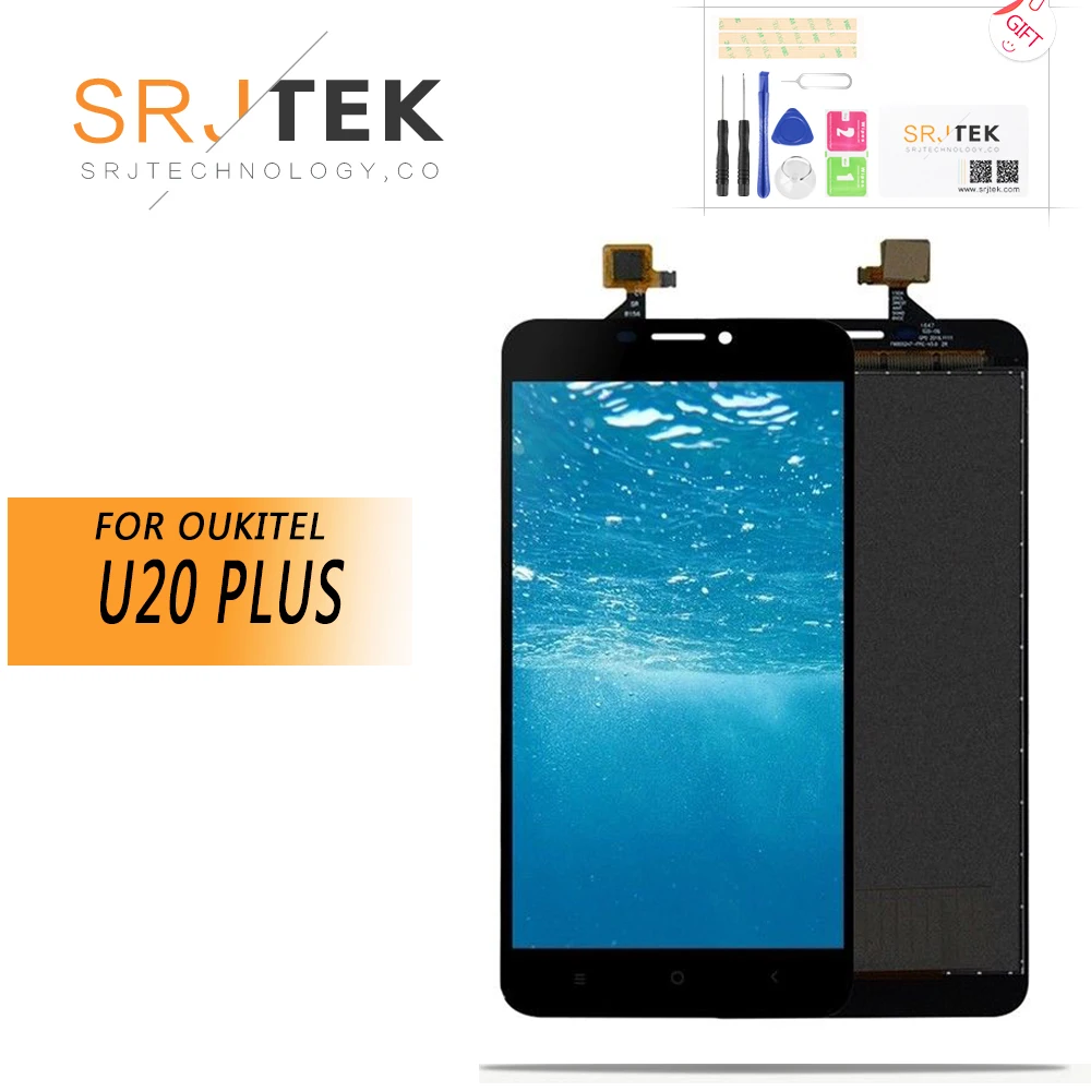 5 ''для OUKITEL U20 PLUS ЖК-дисплей + сенсорный экран ЖК-дигитайзер стеклянная панель