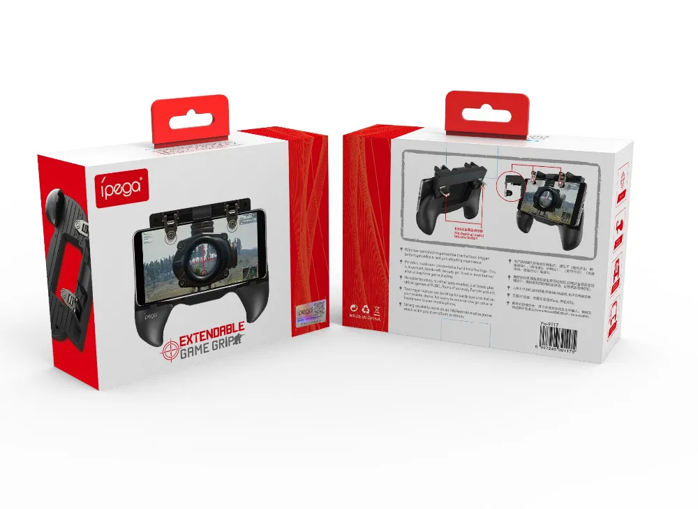 iPEGA PG - 9117 Mobile Game Controller Grip with Trigger Joystick Shooting Games Gamepad for iOS / Android Smartphone | Электроника
