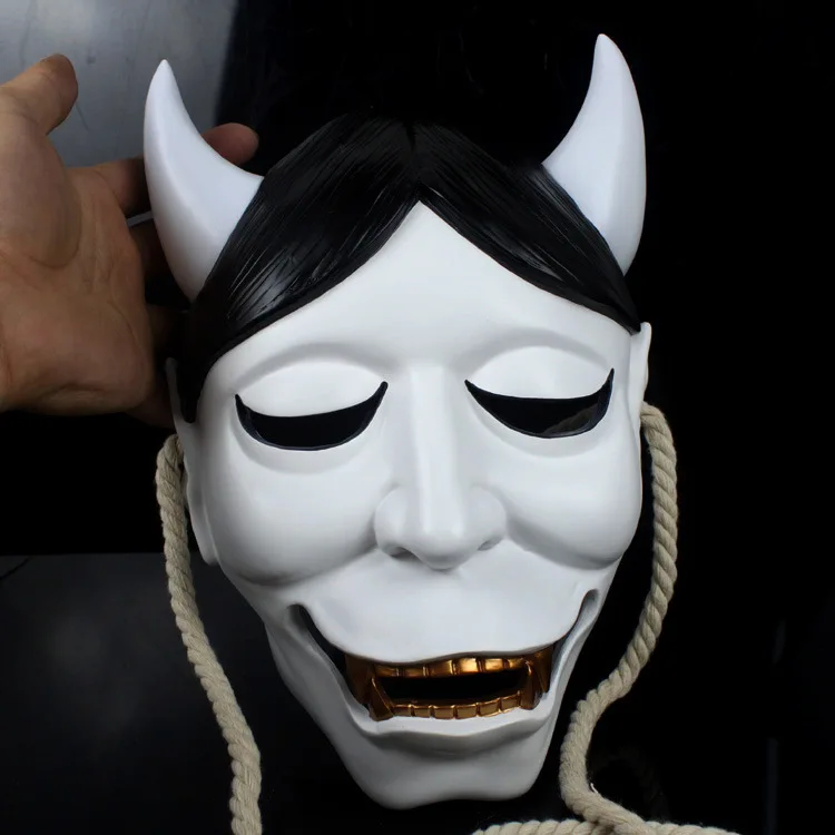 Nu Boku Secret сервис риричиё ширакин маска для розыгрыша смолы ремесла анимация демон лиса Atavistic маска - Цвет: Белый