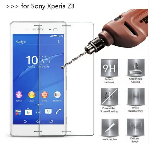 Переднее и заднее 2.5D Закаленное стекло премиум класса для sony Xperia Z3 D6603 D6653 Защитная пленка для sony Z3