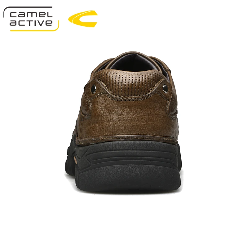 Мужские однотонные Туфли Camel Active натуральная кожа плоская подошва повседневная