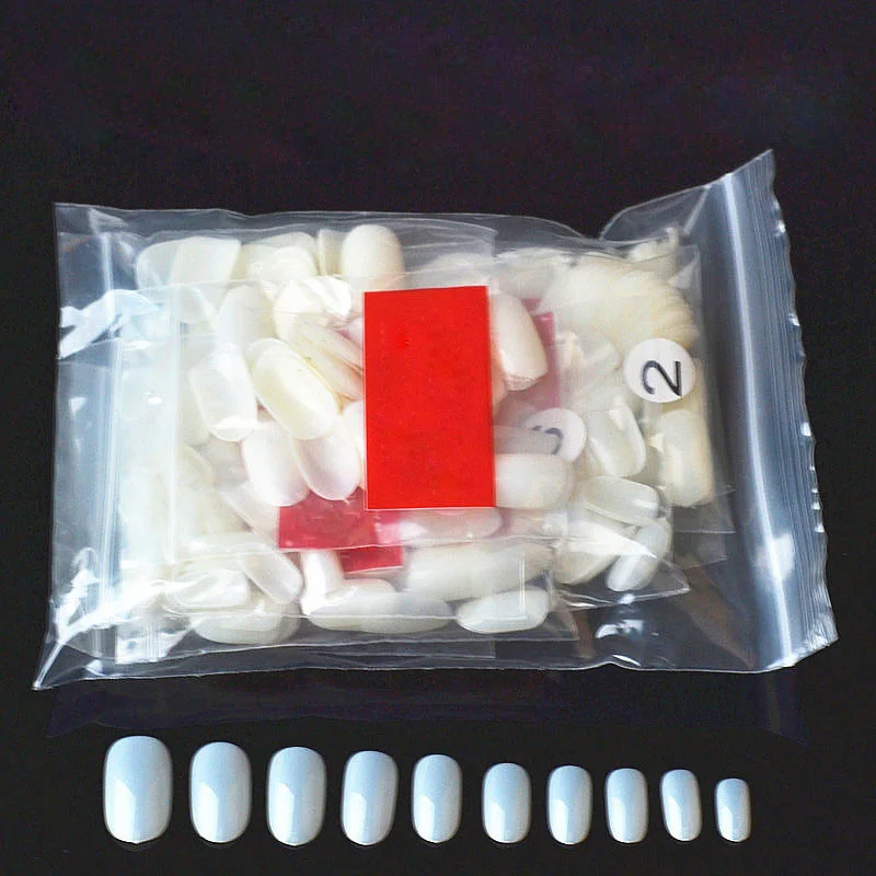 600 шт круглые короткие накладные ногти на пальцах салонные французские акриловые