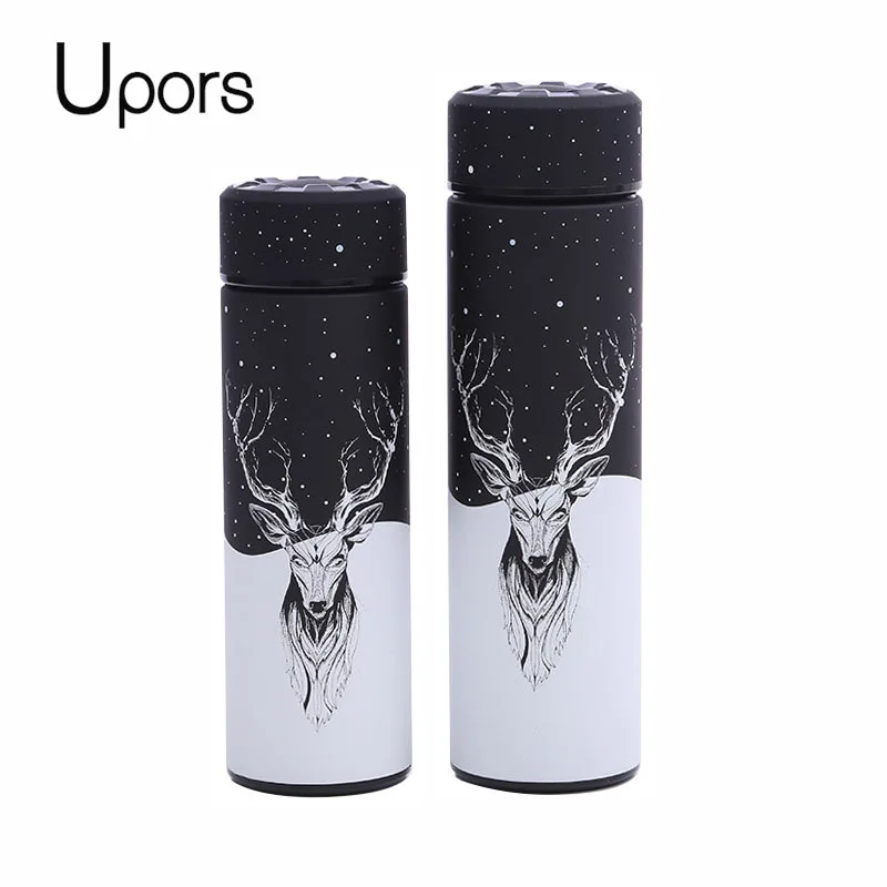 UPORS 350 / 500 мл 304 кружка из нержавеющей стали кофейная дорожная мультяшный детский