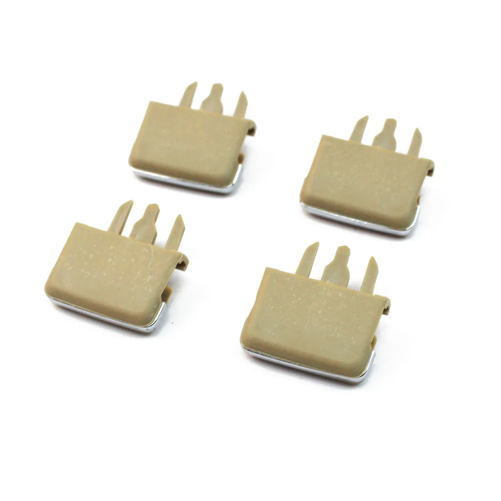 Beige LARBLL 4 шт./лот Автомобильная вентиляционная решетка лопасти для кондиционера с регулировкой листьев клипса для Toyota Corolla - Название цвета: Beige