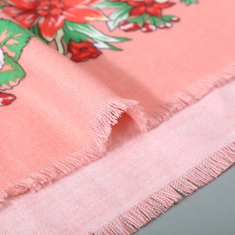 

[FEILEDIS]High quality cashmere scarves with tassel lady spring winter long scarf high quality female shawl 130*130cm AS115