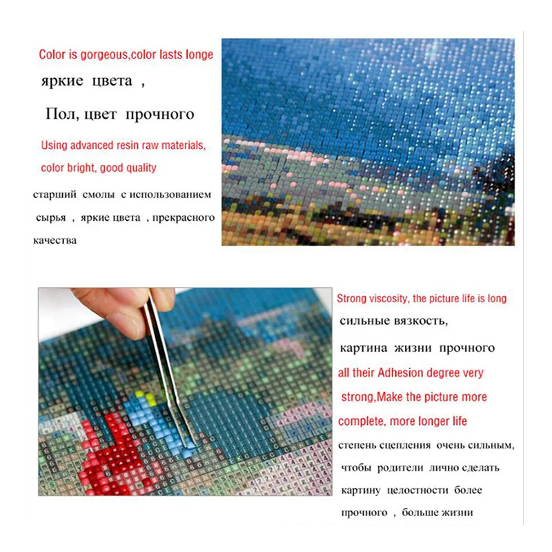 5D DIY алмазная живопись Огненный Дракон крест Алмазная фотография наклейка на