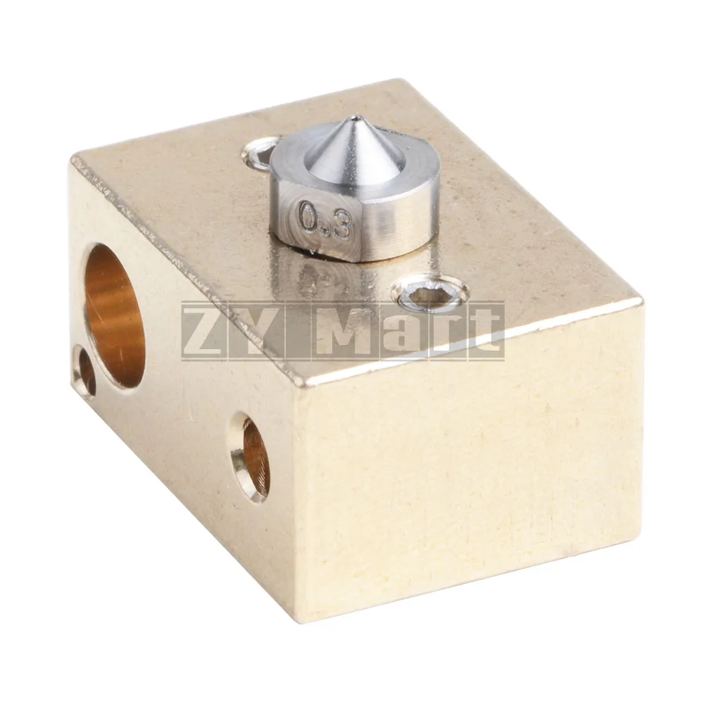 Сопло V5 V6 из титанового сплава TC4 для экструдера E3D с J образной головкой Hotend 0 3/0 4/0