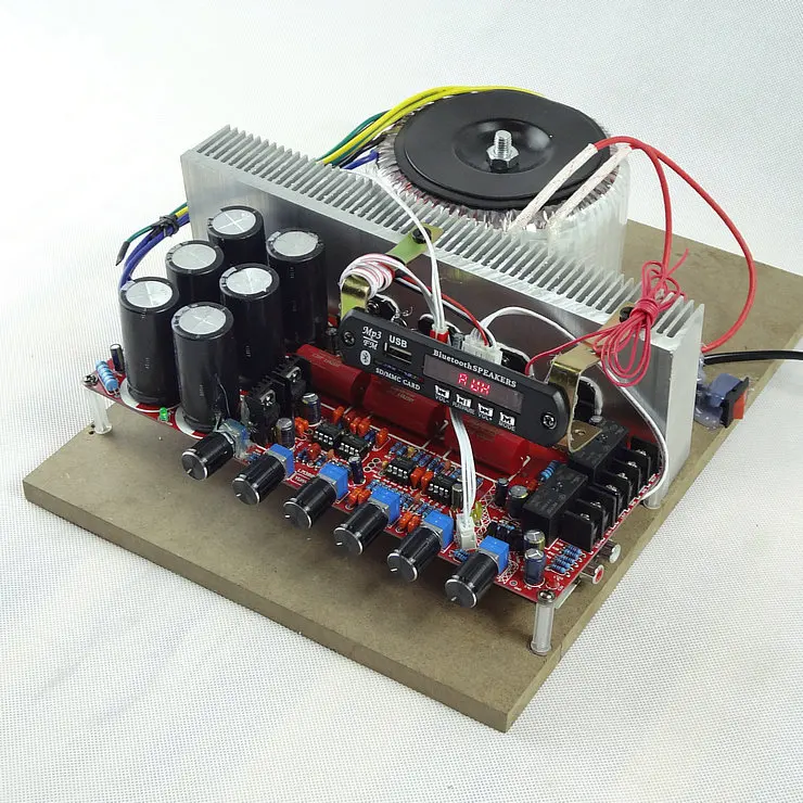 Мощный домашний усилитель 2,1 канальный усилитель тяжелый бас hifi усилитель ILM3886 fever Bluetooth усилитель