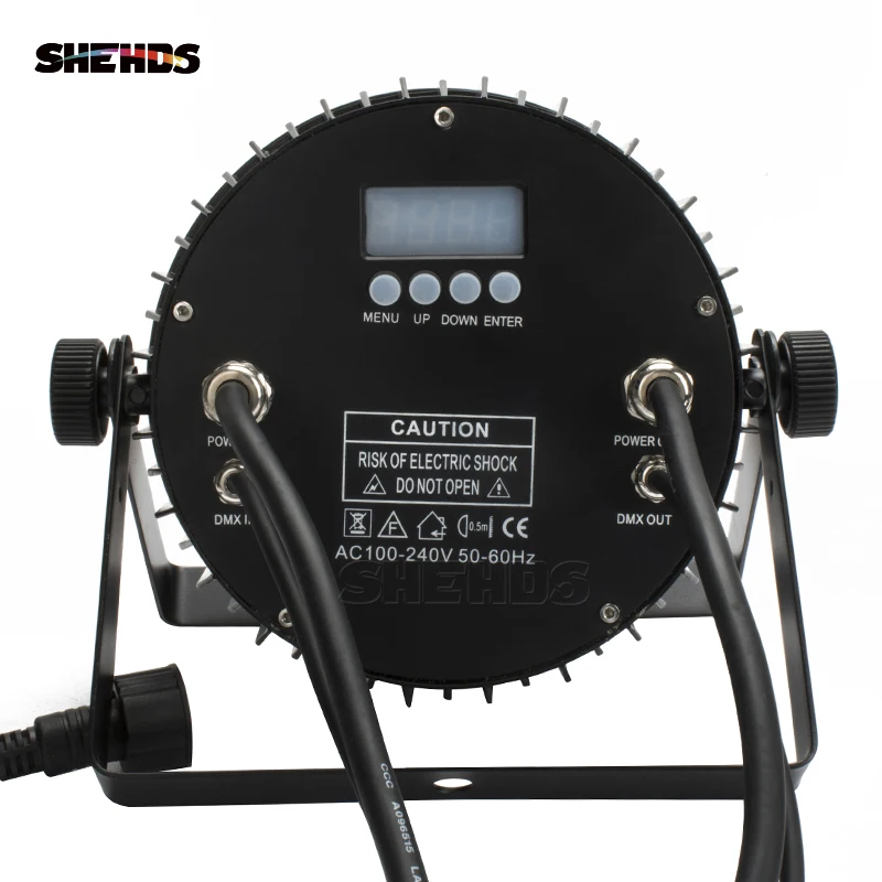 Водонепроницаемый светодиодный плоский светильник Par 12x12W DMX512 RGBW со сценическим