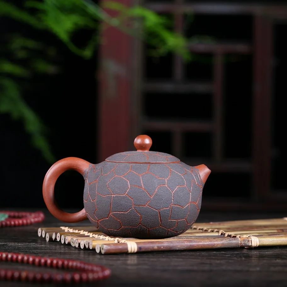 Фиолетовый Zisha чайник Yixing raw kung fu с мороженым Xi Shi традиционный ручной работы для