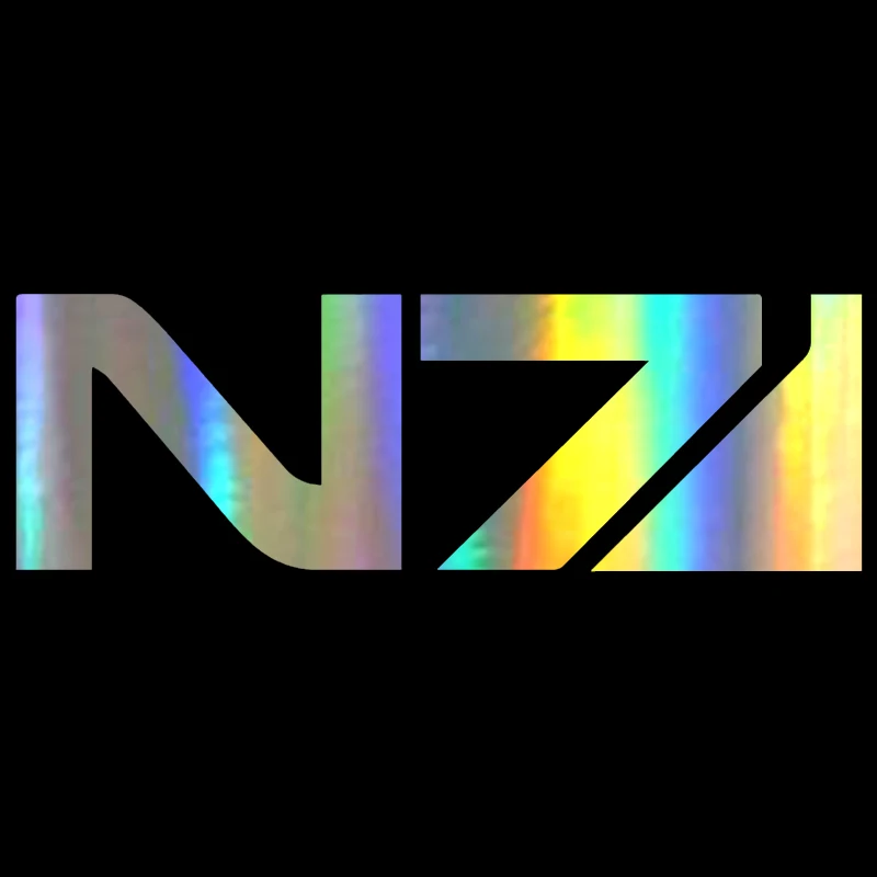 15X4 9 см Mass Effect N7 клей оригинальность виниловая наклейка на машину