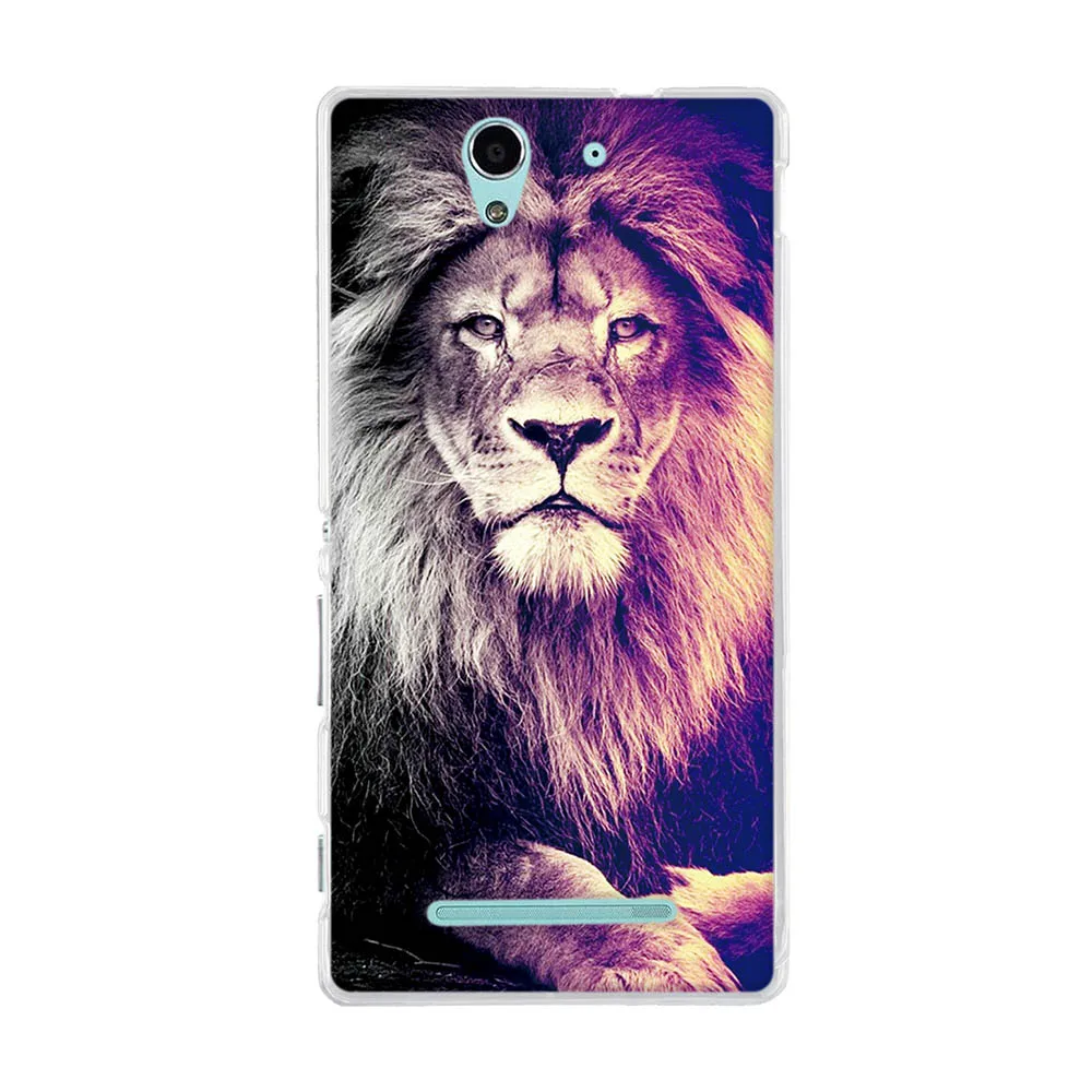 Чехол для Sony Xperia C3 D2533 5 дюймов мягкий TPU чехол C 3 чехлы c3 | Мобильные телефоны и