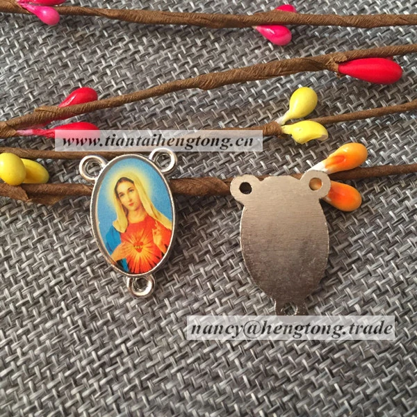 

50 pieces of a pack of the Virgin Mary necklace center buckle, rosary center buckle