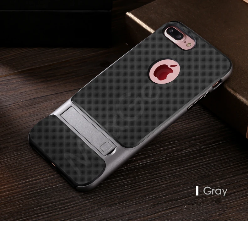 Чехол-подставка для iPhone 7, 8 Plus, X, магнитный держатель, чехол для телефона s, PC+ TPU, 360 градусов, подставка для iPhone 6, 6s Plus