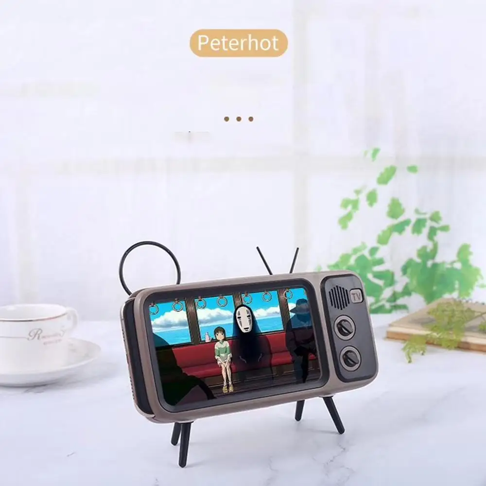 Color2 Классический Bluetooth динамик Ретро Мини ТВ Аудио Поддержка TF карта FM радио Aux модель беспроводной звуковой ящик для iPhone huawei Xiaomi - Цвет: Color2