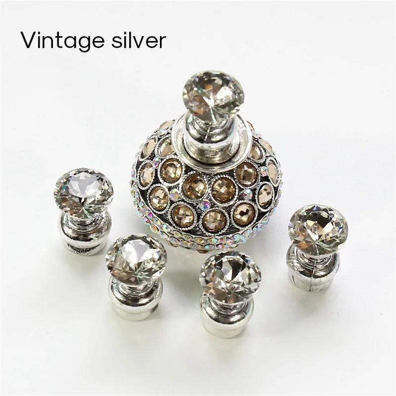 vintage silver NOQ накладные ногти лак для ногтей сплав, бриллиант базы под рукой практика металлическое основание Поддержка Дисплей практики Нейл-Дисплей магнит для удаления - Цвет: vintage silver