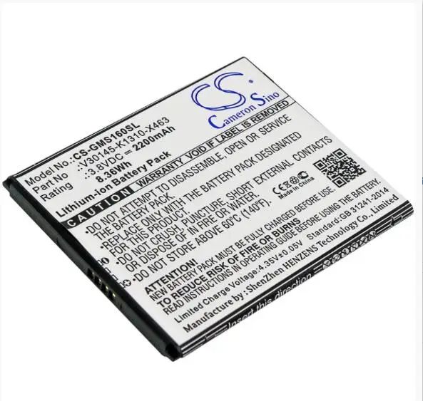 Cameron sino 2200 mah Батарея для GIGASET GS160 V30145-K1310-X463 мобильный, смартфон Батарея