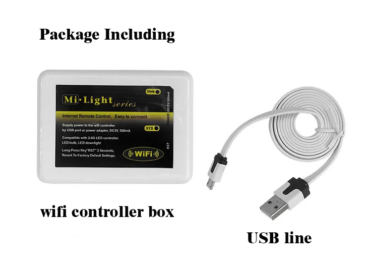 Wi-fi rgb из светодиодов контроллер 2.4 г умный свет RGBW / лампы накаливания газа ми wi-fi