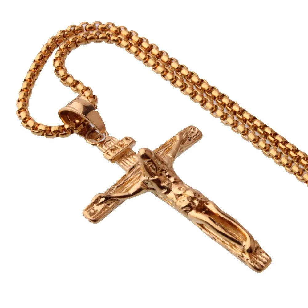 Новинка кулон с изображением Иисуса Креста ювелирные изделия из нержавеющей