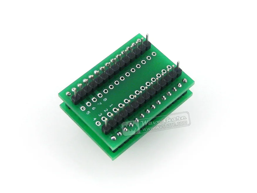Waveshare SSOP8 TO DIP8 (A) TSSOP8 MSOP Wells IC тестовая розетка 656 1082211 Адаптер для программирования 0