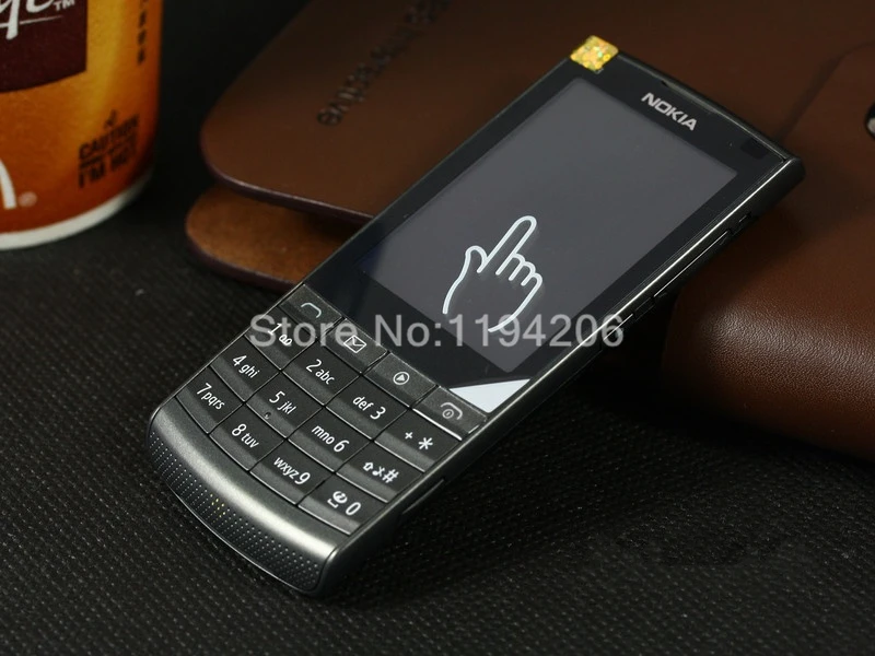 Лучшие продажи в Польше оригинальный Nokia X3 02 3g мобильный телефон 5.0MP с русской