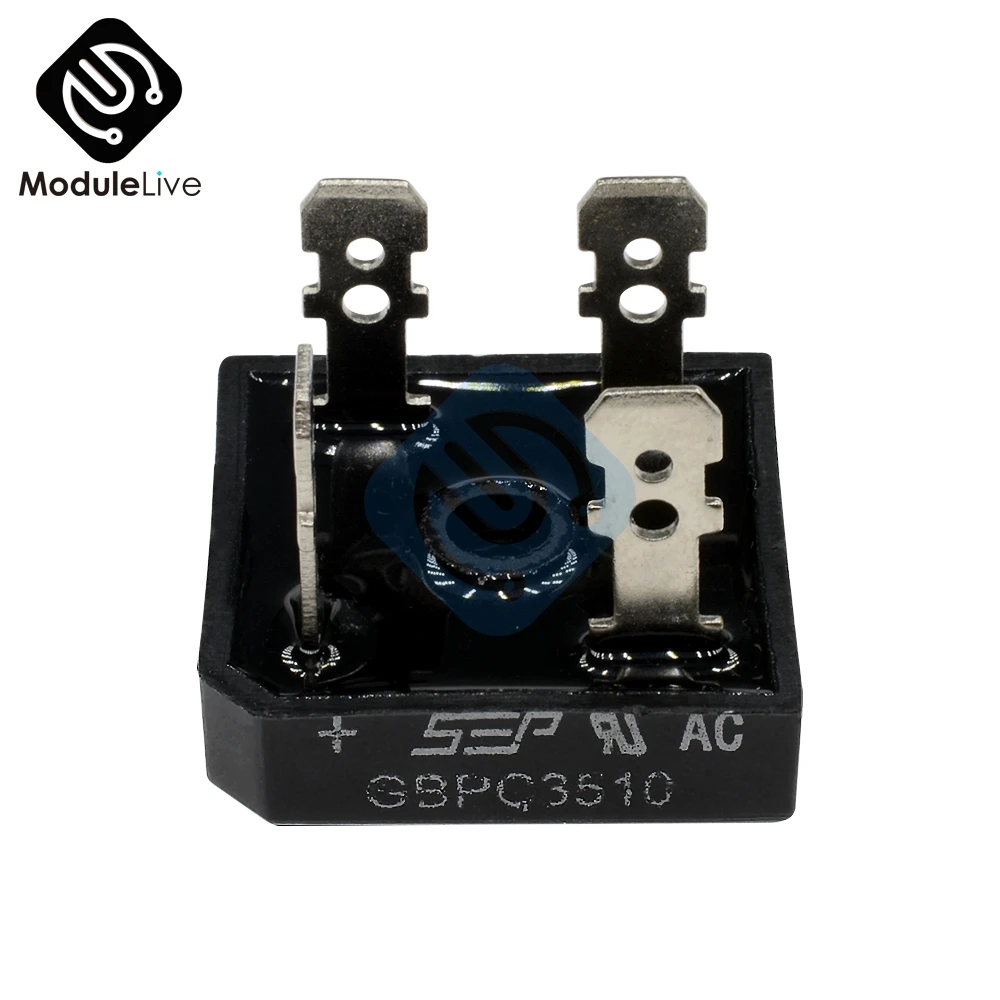 KBPC3510 выпрямитель квадратный мост силиконовый мостик 35A 1000V Diy|Трансформаторы| |