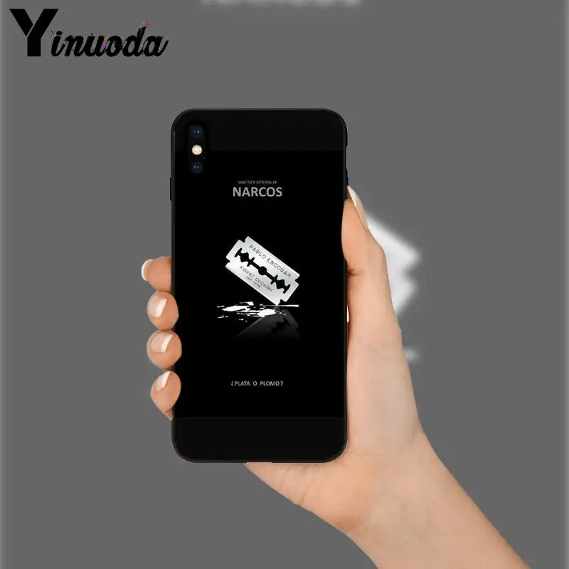 Yinuoda Wagner Moura Narcos pablo escobar черный ТПУ Мягкий силиконовый чехол для телефона чехол для iPhone 8 7 6 6S Plus X XS MAX 5 5S SE XR