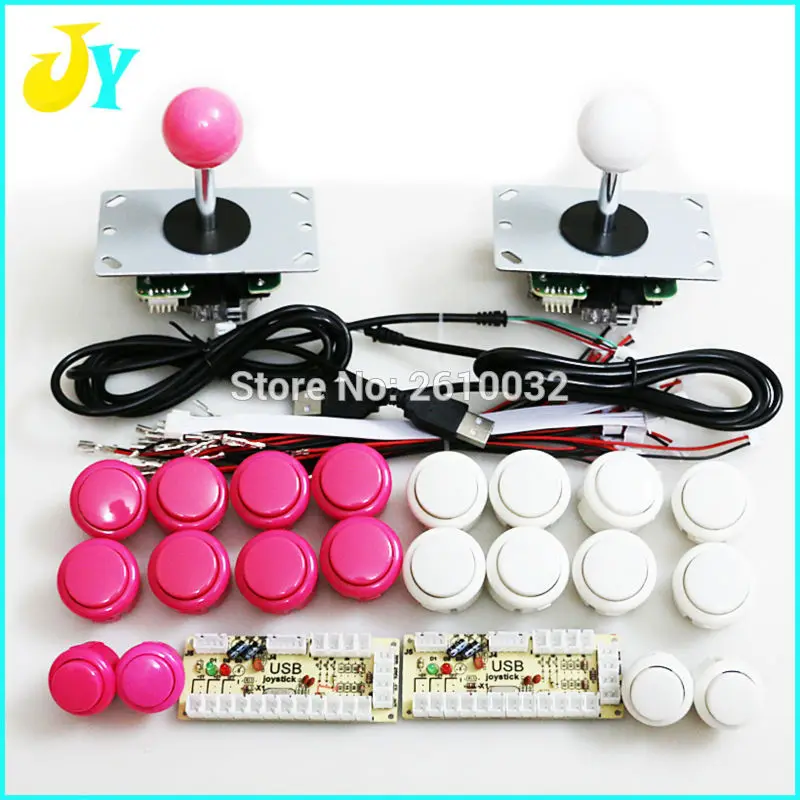 Аркадный джойстик DIY Kit Zero Delay Arcade USB энкодер для ПК Джойстик Sanwa аркадных игр +