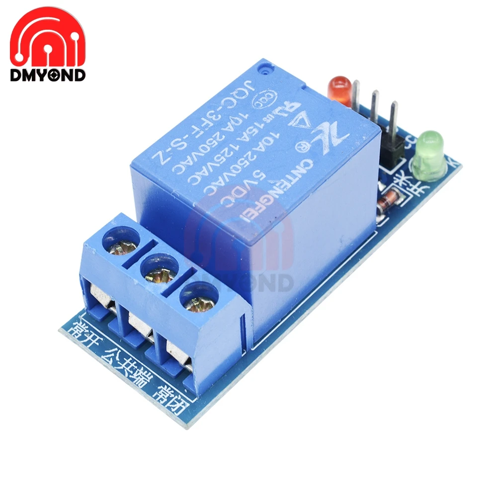 Плата интерфейса 1 канального релейного модуля щит для Arduino 5 В низкоуровневый