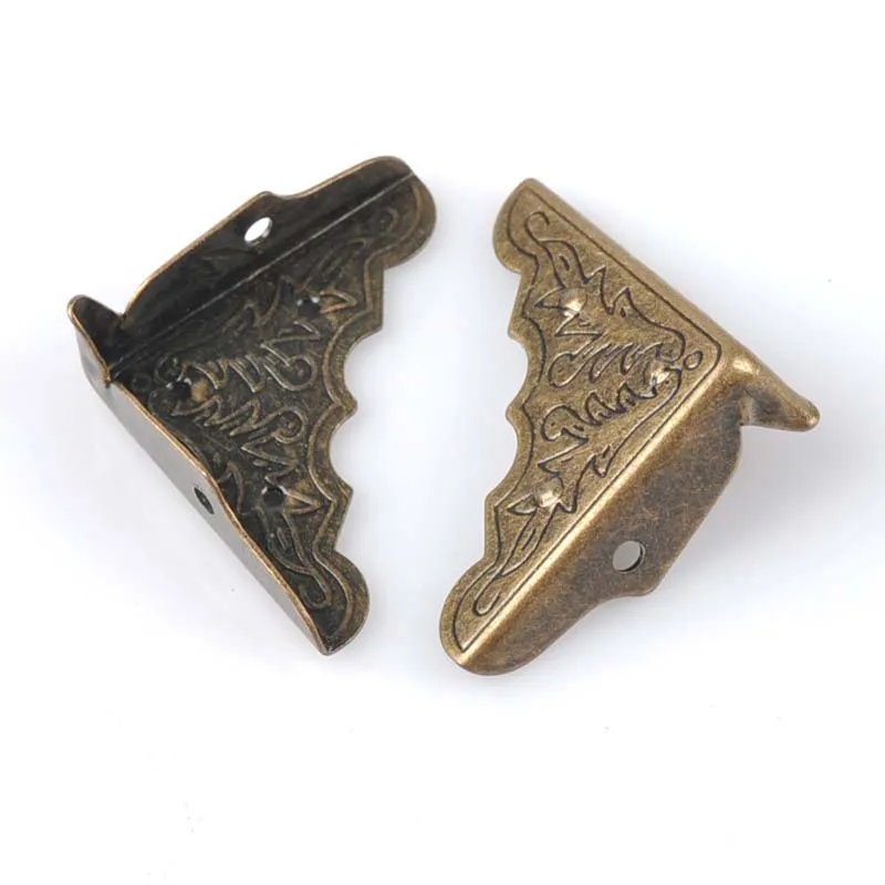 10 шт. коричневые металлические Альбомы для книг угловые протекторы коробки