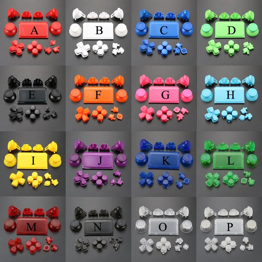 YuXi полный набор джойстиков Dpad R1 L1 R2 L2 кнопки направления ABXY jds 040 jds-040 для sony PS4 Pro тонкий контроллер