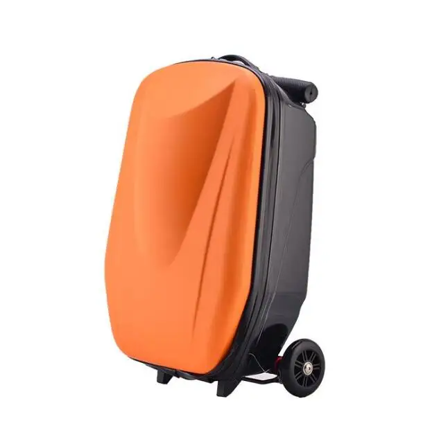 orange Carrylove 2" Сумка для переноски скутера чемодан ленивый чемодан-тележка с колесами - Цвет: orange