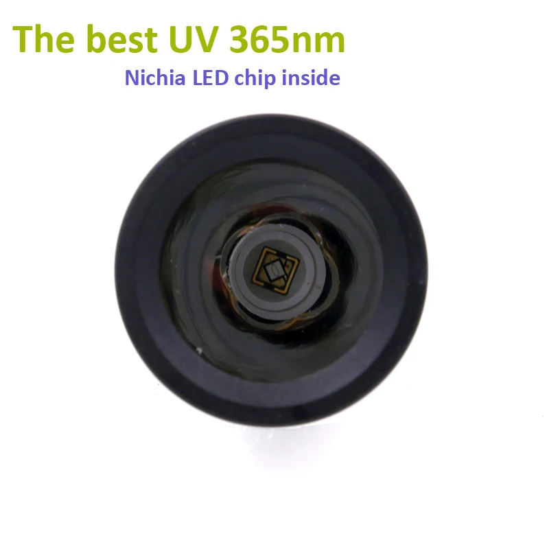Манта S9 черный УФ 365nm 6 Вт Светодиодная Вспышка светильник nichia 365UV в сторону лампа