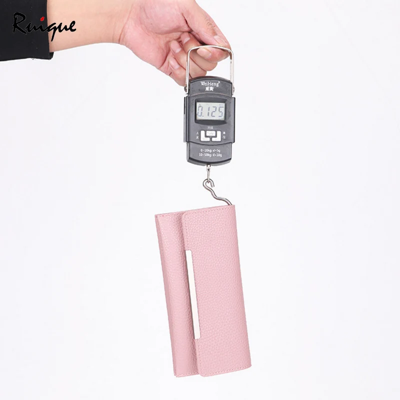 

Ruique Women Summer New Fashion Buckle Wallet Girls Litchi Pattern Long Wallets Ladies Multifunction Coin Bag Card Holder Purse