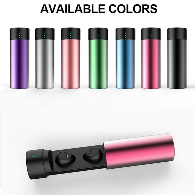 TWS ES62 Bluetooth earphones Waterproof IPX6 wireless earphone Bluetooth5.0 3D stereo with microphone | Электроника