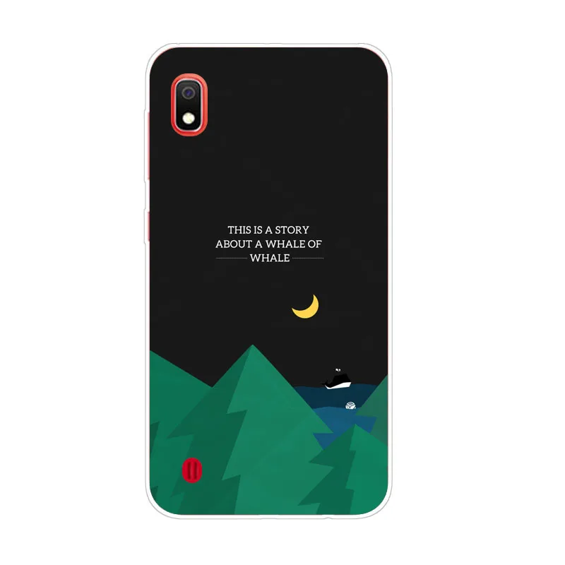 Для samsung galaxy A10 чехол Silicon map вид живописи ТПУ Мягкая задняя крышка для защитить