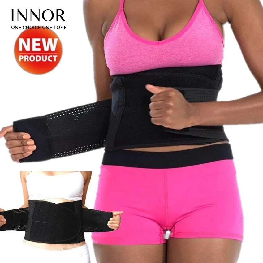 Ремень для фитнеса INNOR Xtreme Power (оригинал) розовый синий черный термо-формирователь
