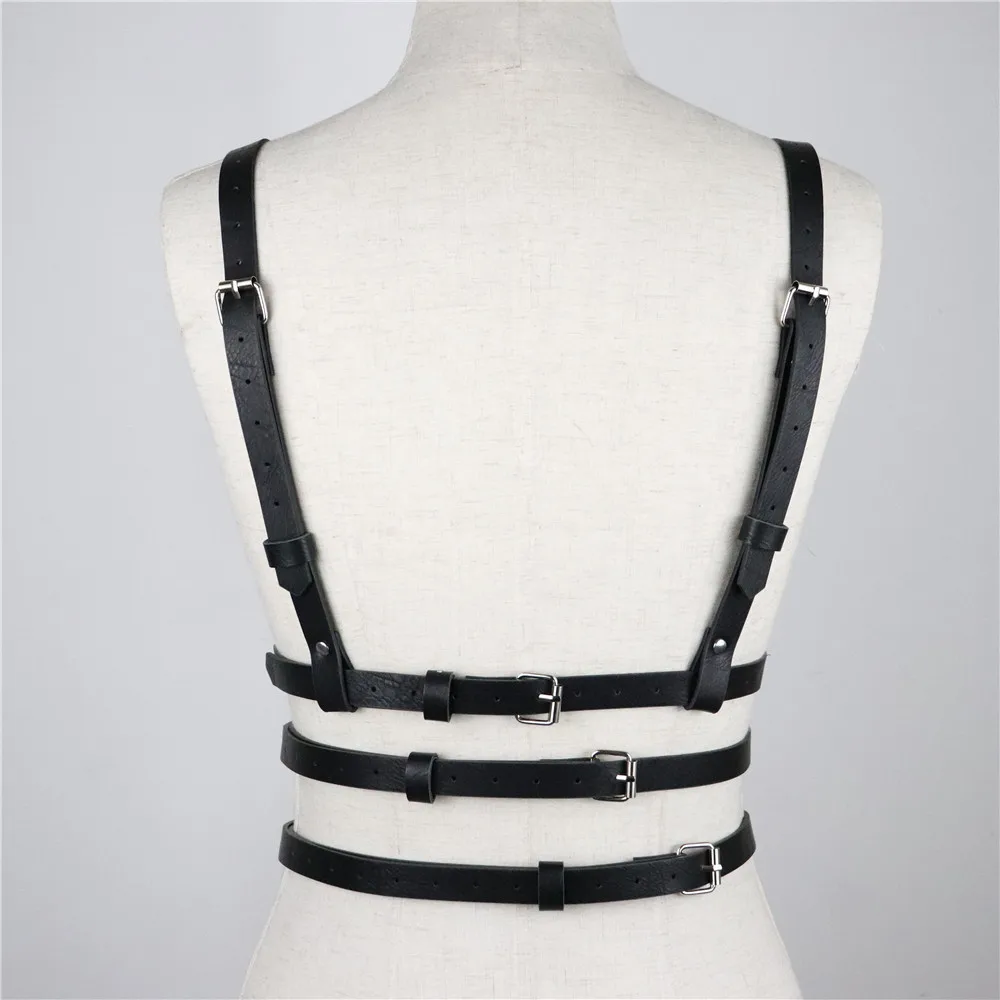 Упряжь белье сексуальное Для женщин Пояс Бандаж Бюстгальтер Клетка бюст бандаж