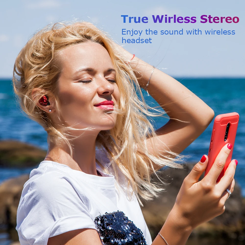 Lewinner V10 беспроводные TWS Bluetooth 5 0 наушники 3D стерео HiFi спортивные Музыкальная