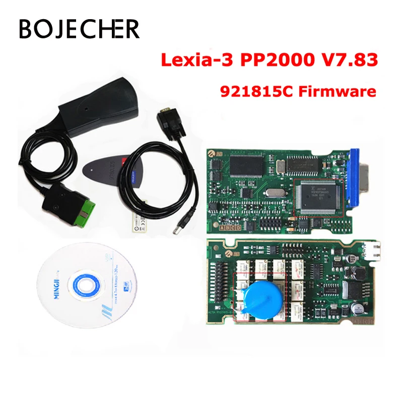 5 шт./лот через DHL Lexia3 с 921815C прошивкой Lexia PP2000 V48/V25 3 Diagbox V7.83 для Citroen/Peugeot 3|citroen lexia